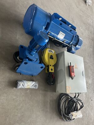 5T 9M Single Girder Electric Wire Rope Hoist 20m/Min Travelling