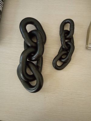 চেইন স্লিং এবং চেইন হোস্টের জন্য অ্যালো স্টিল 8 মিমি / 11 মিমি জি 80 লিফটিং চেইন